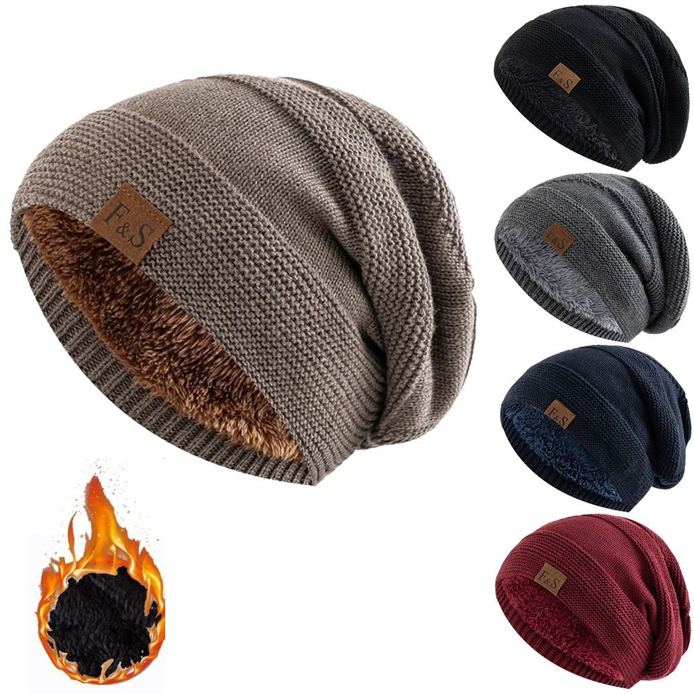 Beanie Cuffed Knit - Rahat Kürklü Astarlı Kışlık Bere Yumuşak