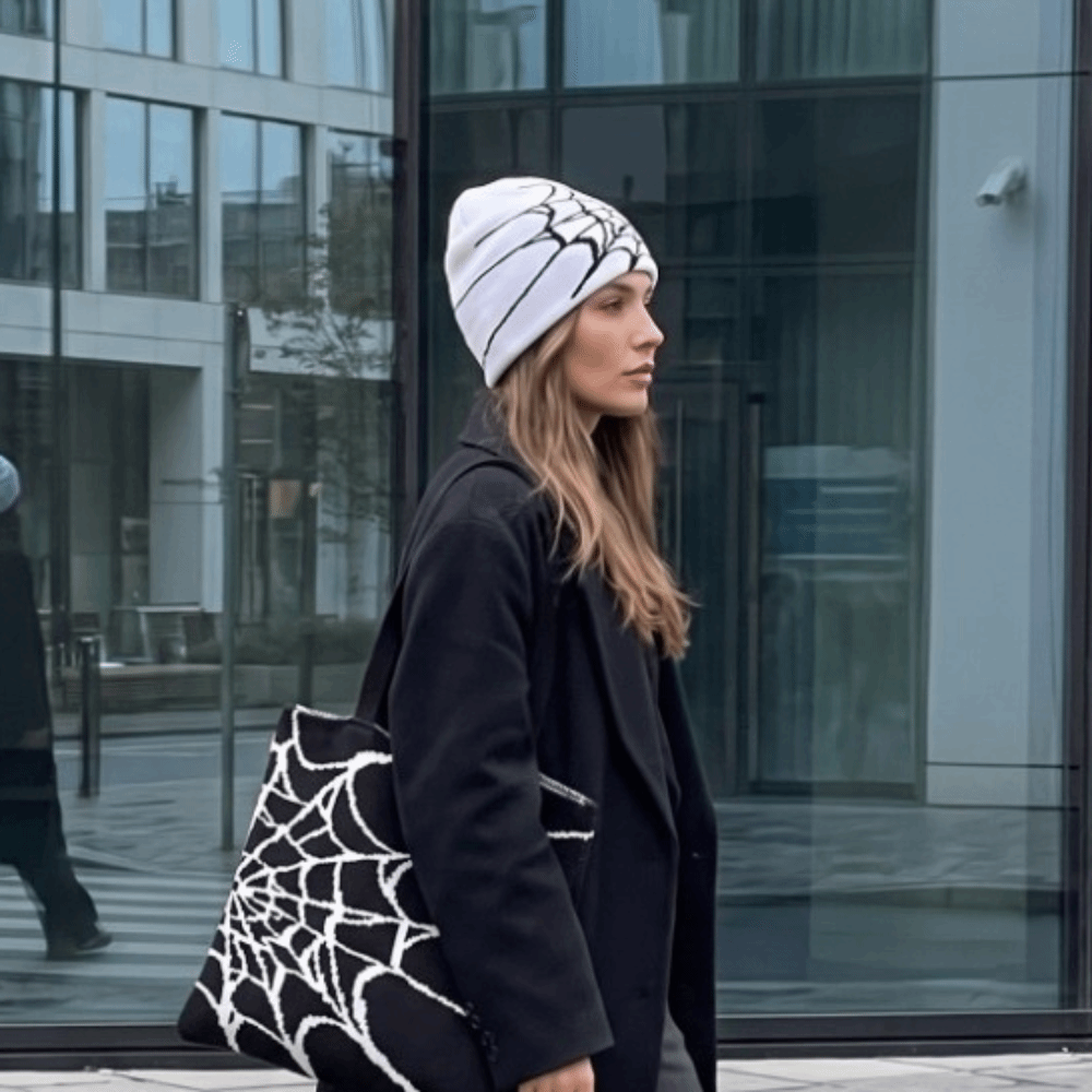 Hip-hop Yumuşak Örümcek Ağı De - Beanie Cuffed Knit incelemesi ve fiyatı