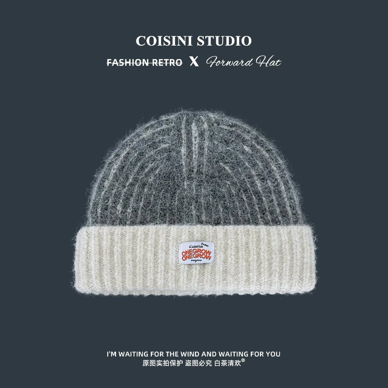 Kadınlar için Çizgili, Yumuşak - Beanie Cuffed Knit incelemesi ve fiyatı