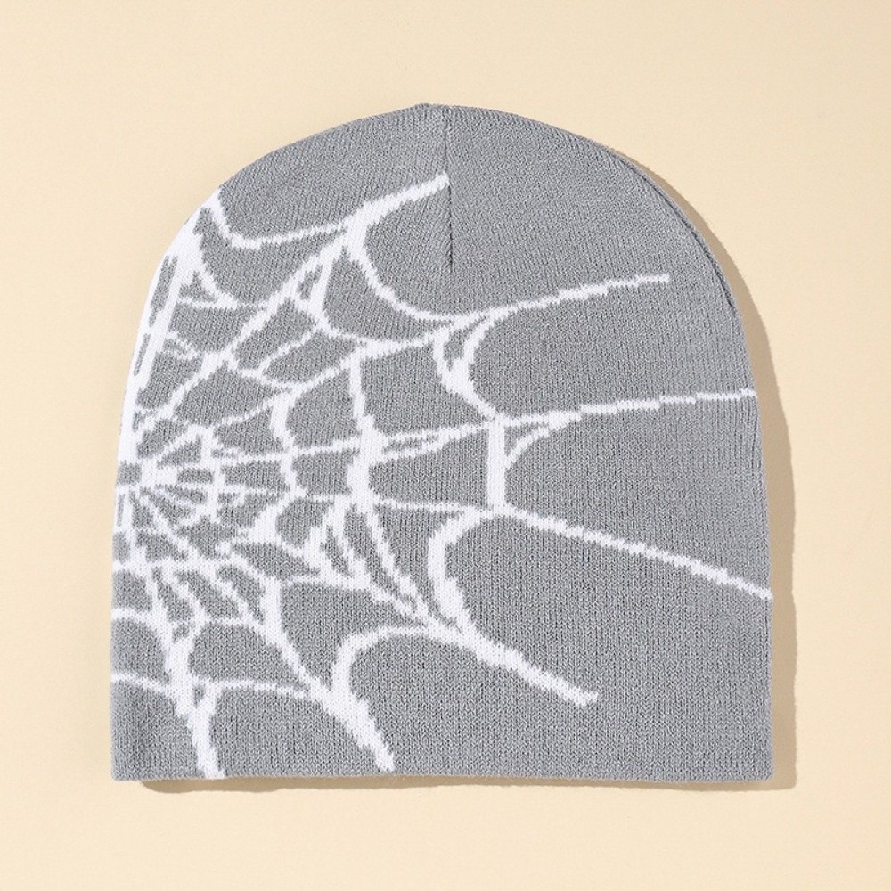 Y2K Yumuşak Örümcek Ağı Desenl - Beanie Cuffed Knit incelemesi ve fiyatı