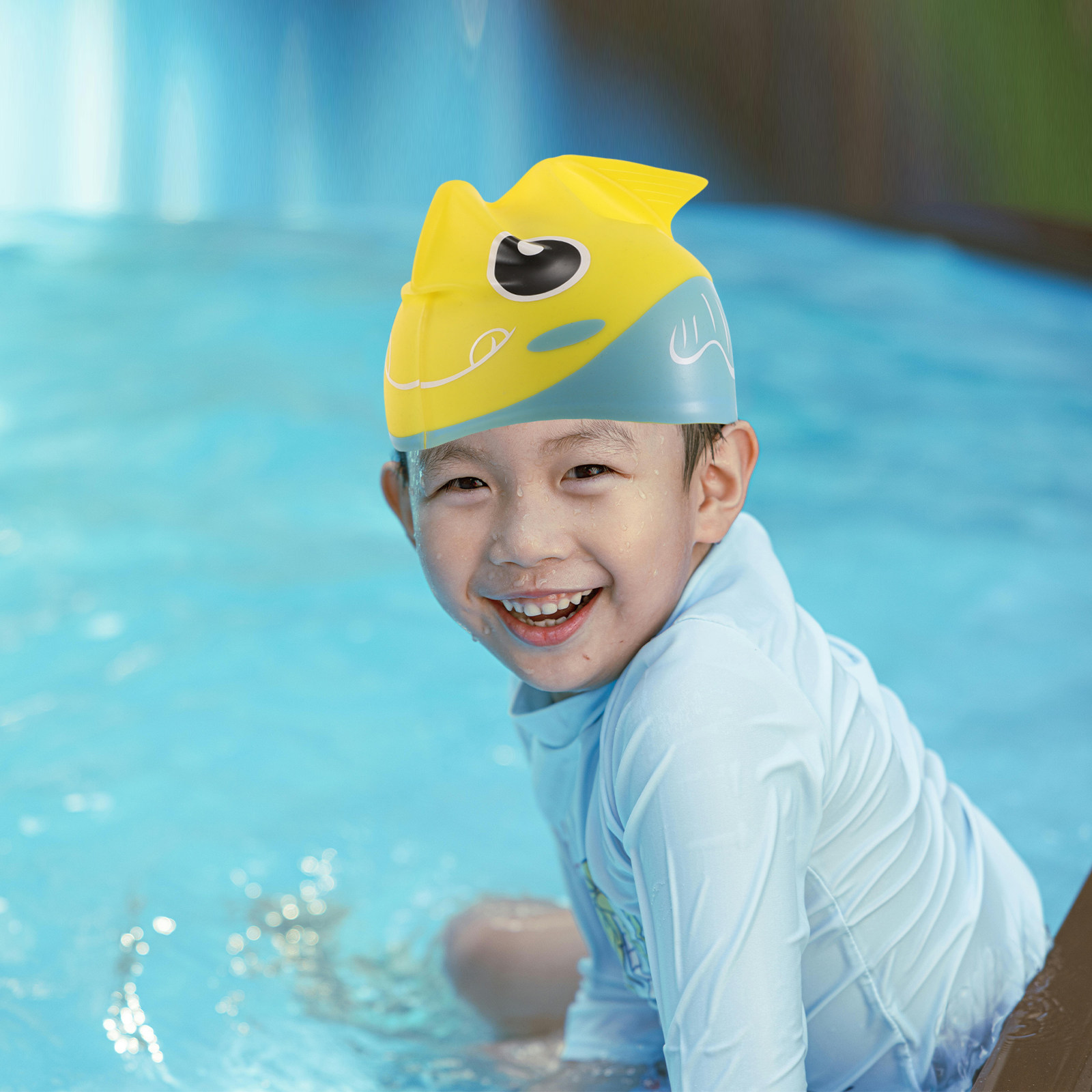 Çocuklar için Silikon Yüzme Bo - Swim Hat Silicone incelemesi ve fiyatı