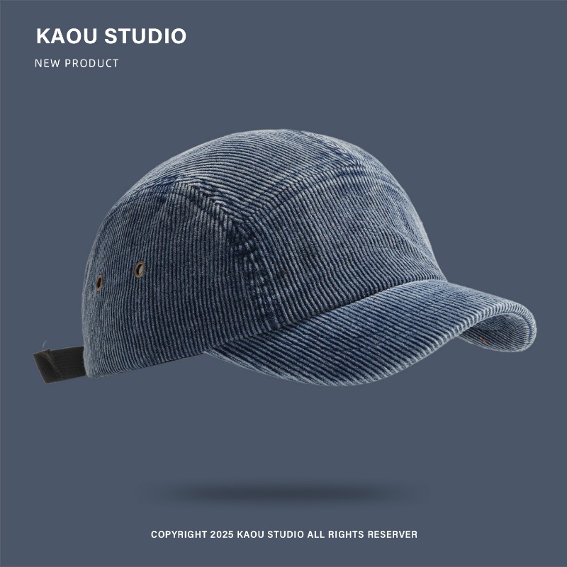 Japon Retro Düz Renk Kadife Be - Corduroy Cap 5 Panel incelemesi ve fiyatı