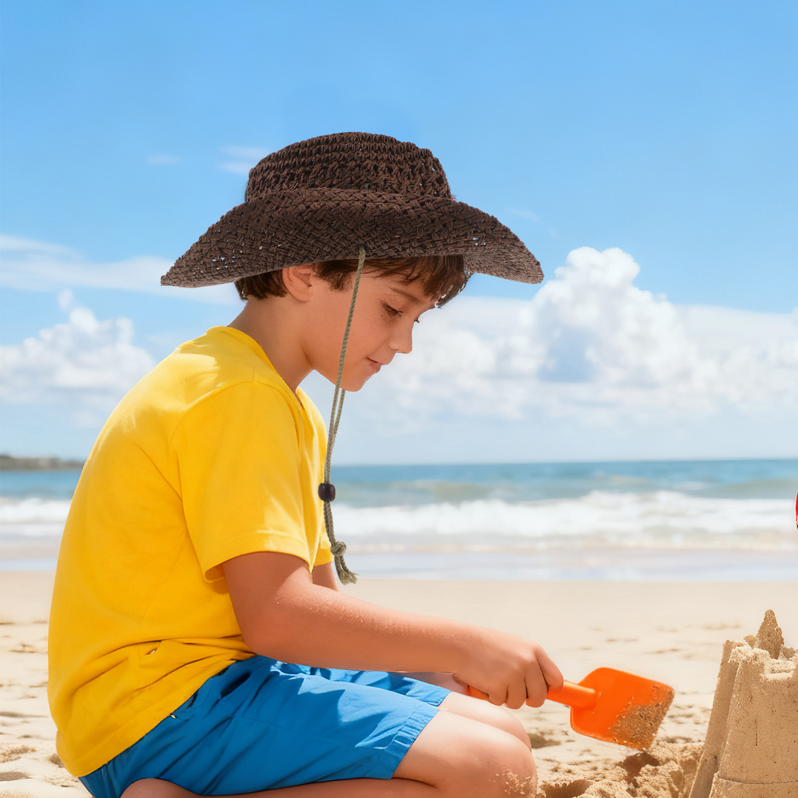 Hasır Kovboy Şapkası Çocuklar  - Cowboy Hat Straw incelemesi ve fiyatı