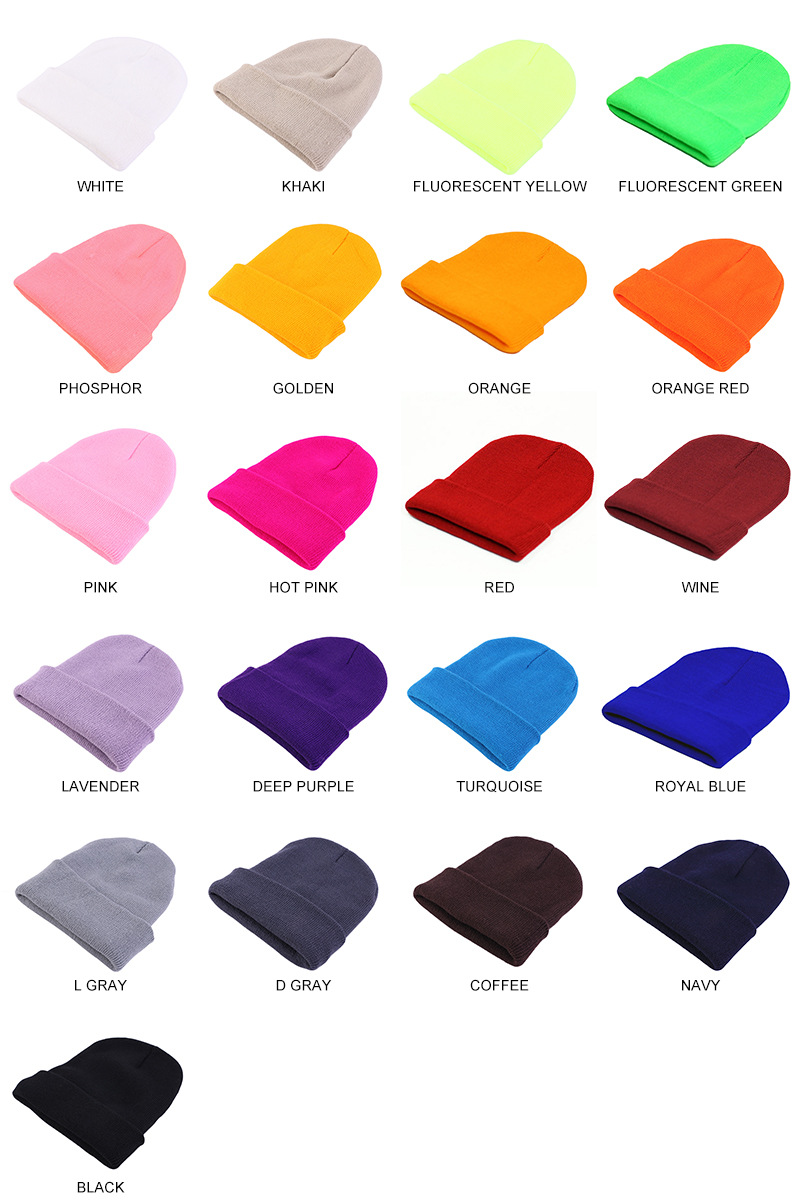 Moda Düz Renk Örme Bere Şapka  - Beanie Cuffed Knit incelemesi ve fiyatı